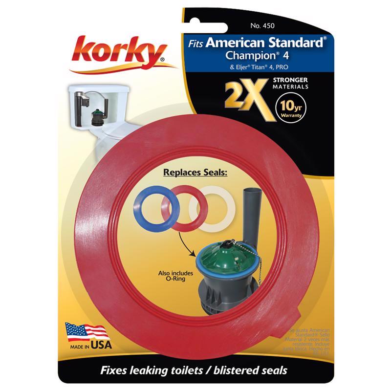 FLUSH VLV SEAL RED RBR