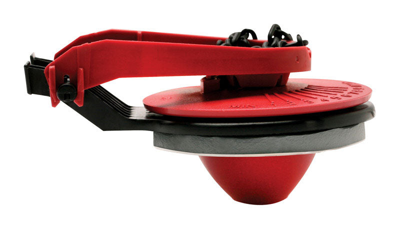 FLUSH VLV KIT BLK/RED
