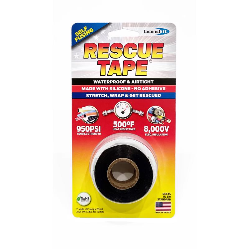 SILICONE TAPE 1X12 BLK