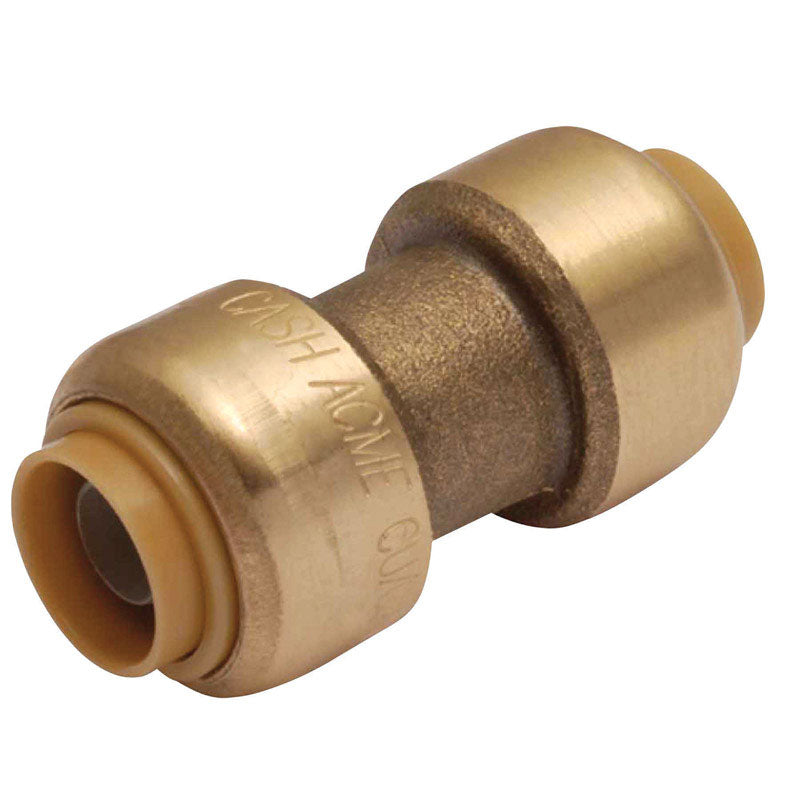 COUPLING 3/8X3/8 BRS