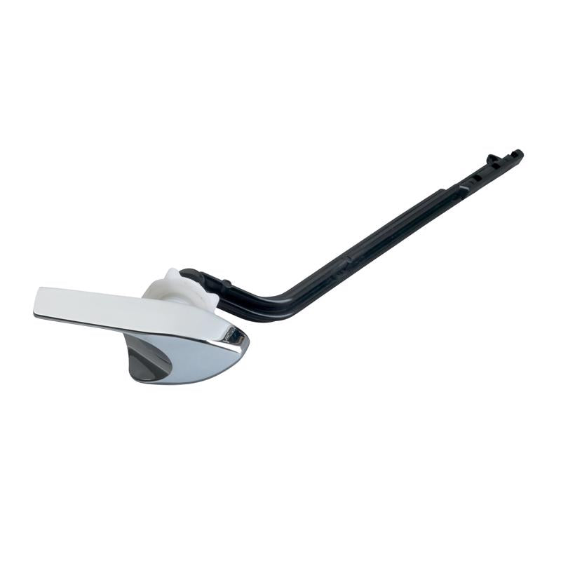 FLUSH LVR BLK PLSTC