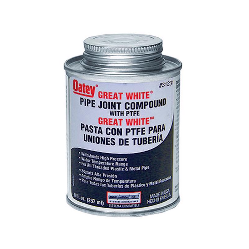 PIPE JOINT COMP 16OZ WHT