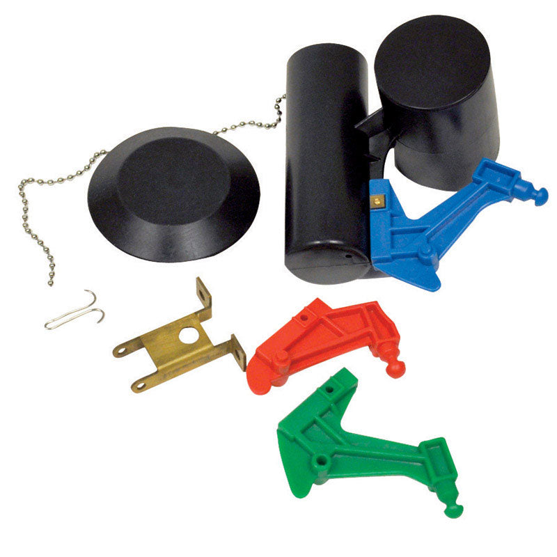 FLUSH VLV BLK PLSTC