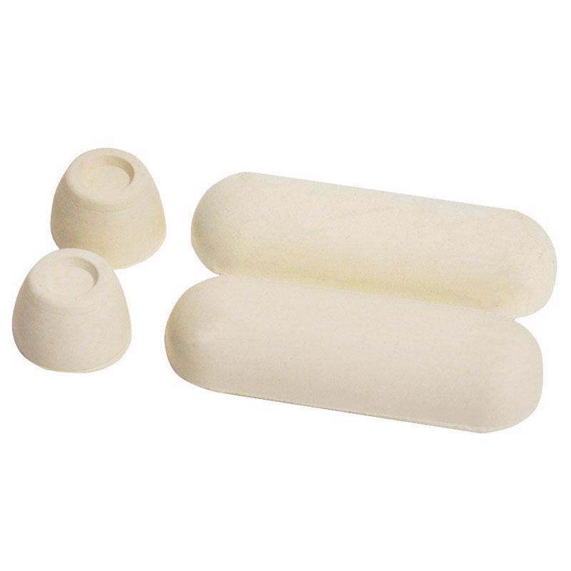TOILET SEAT BUMPERS WHT