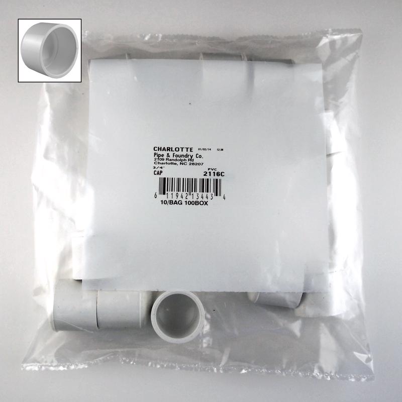 CAP 3/4X PVC