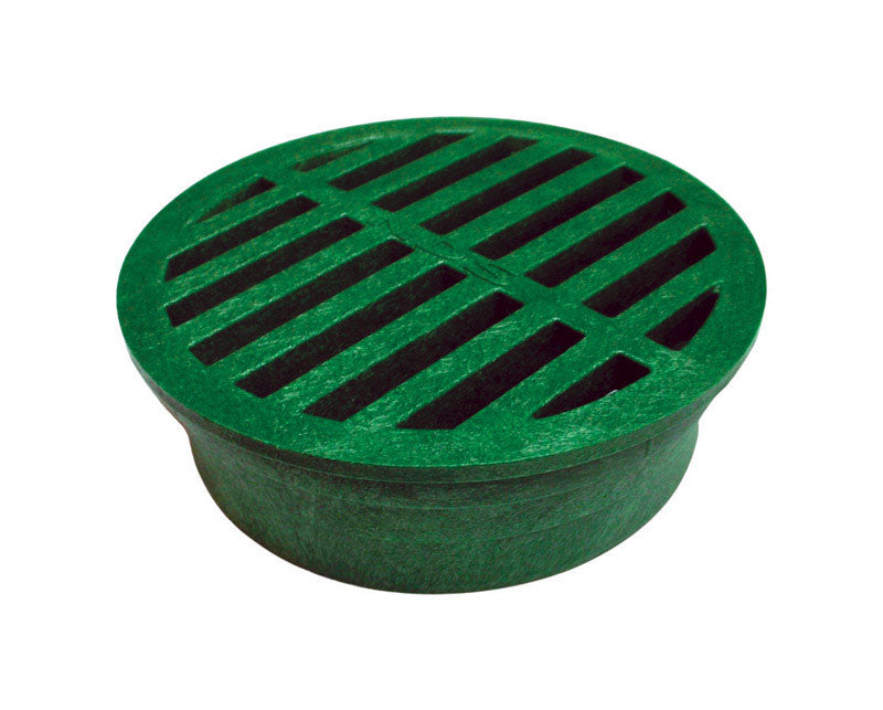 DRAIN GRATE 4" RND GRN