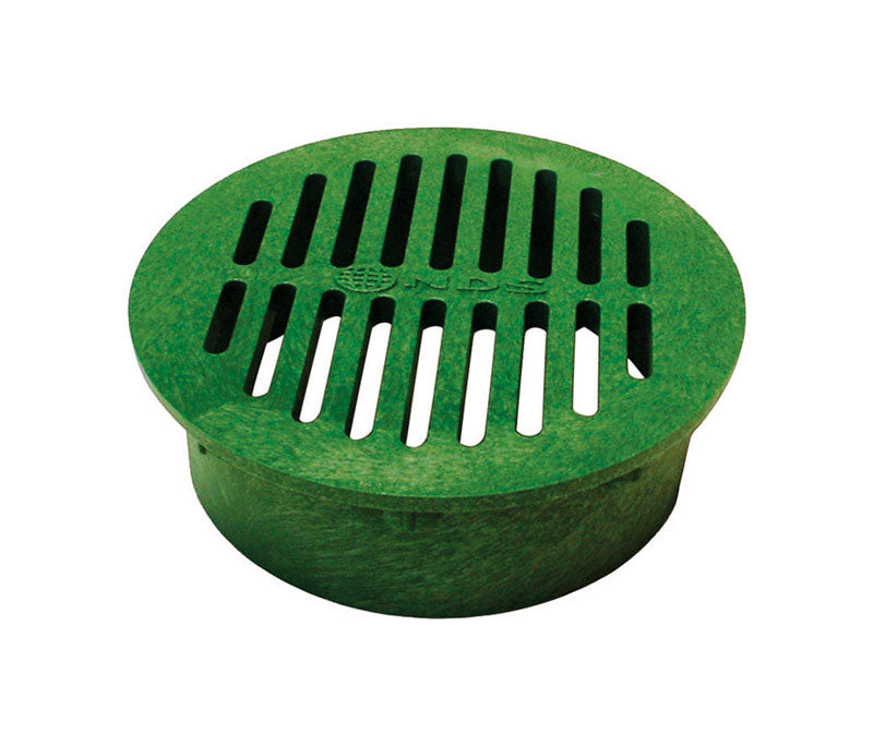 DRAIN GRATE 6" RND GRN