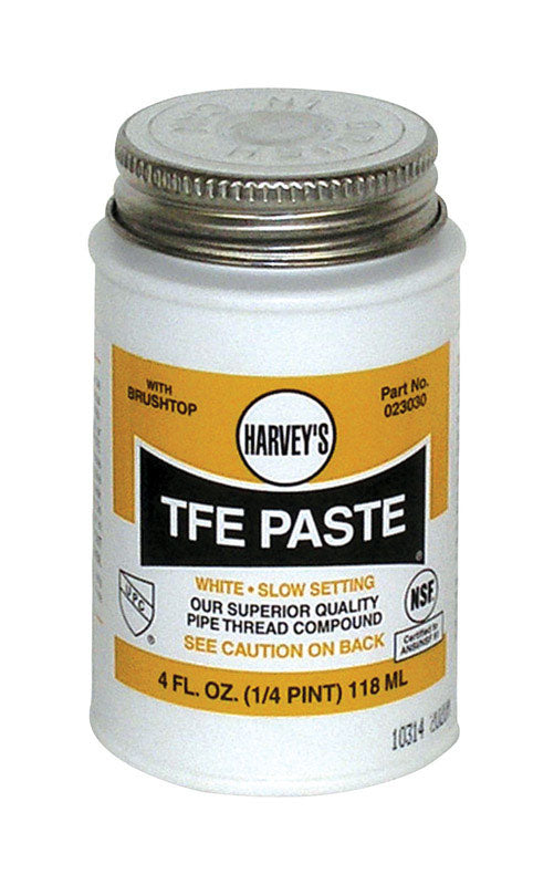 PIPE THREAD COMP 4OZ WHT