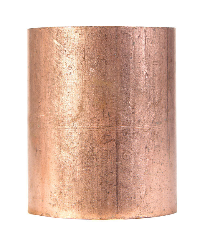 COUPLING W/STOP 2X2 COPP