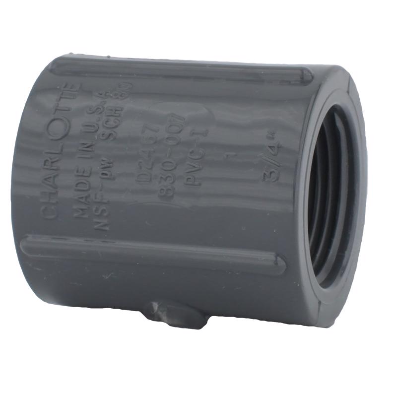 COUPLING 3/4X3/4 PVC