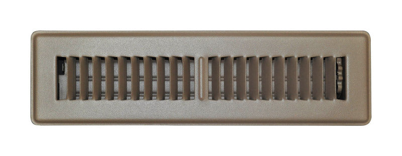FLOOR REGISTER 2X14 BRWN