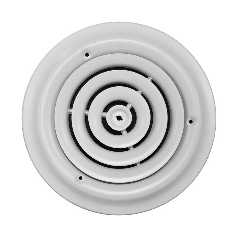 CEILING DIFFUSER 6X6 WHT