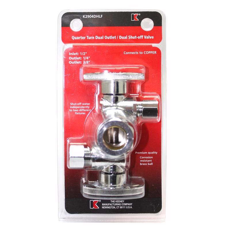 DUAL SHUTOFF VLV 3/8X1/4