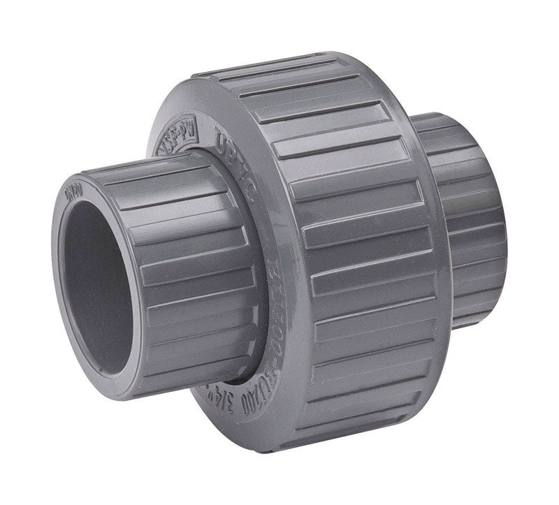 B&K ProLine Schedule 80 1/2 in. Solvent X 1/2 in. D Solvent PVC 2.25 in. Union 1 pk