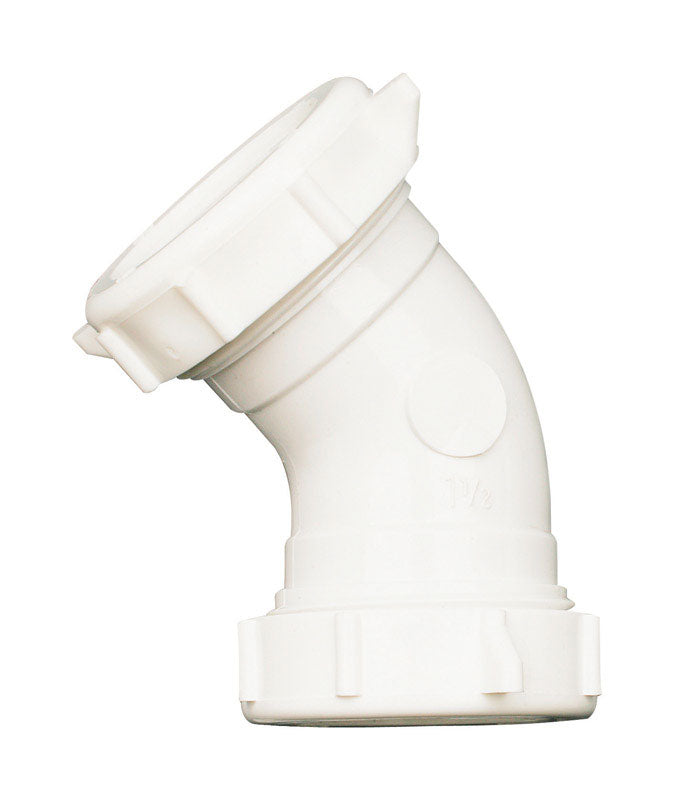 45D ELBOW 1-1/2 PLSTC