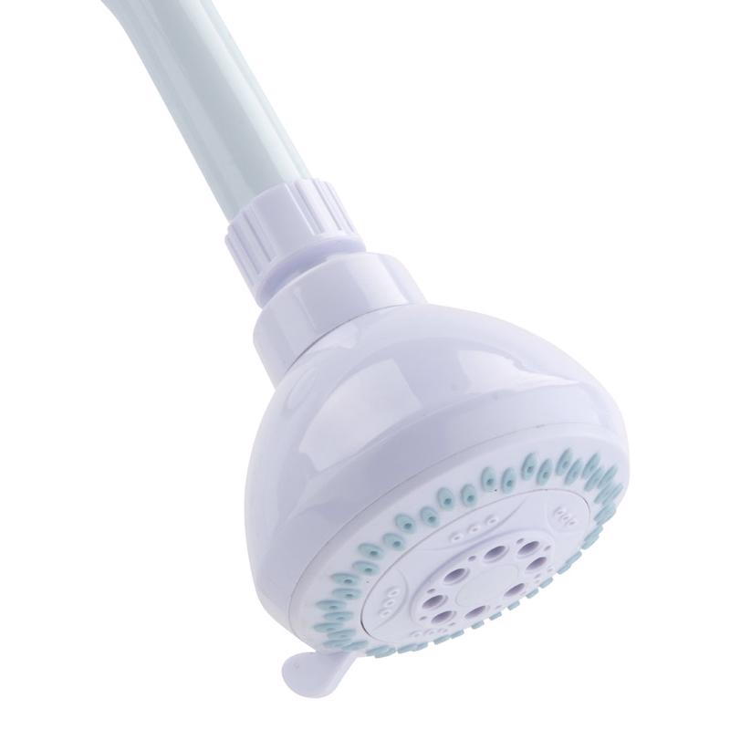 WALLMNT SHOWERHEAD WHT