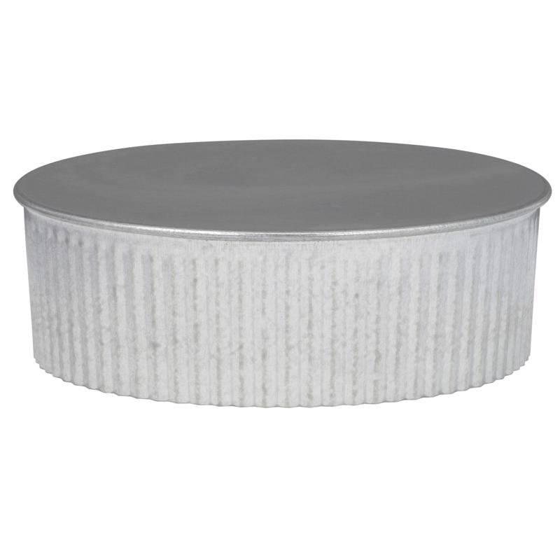 PIPE END CAP CRMPD 6"