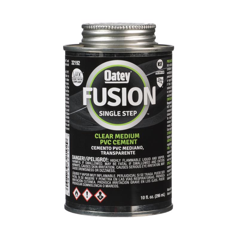CEMENT MED PVC 10OZ CLR