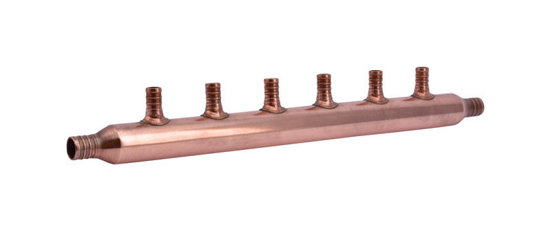 6P MANIFOLD 1/2X3/4 COPP
