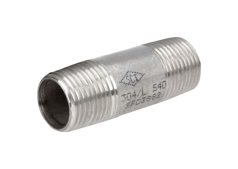 NIPPLE 1X2-1/2 SS