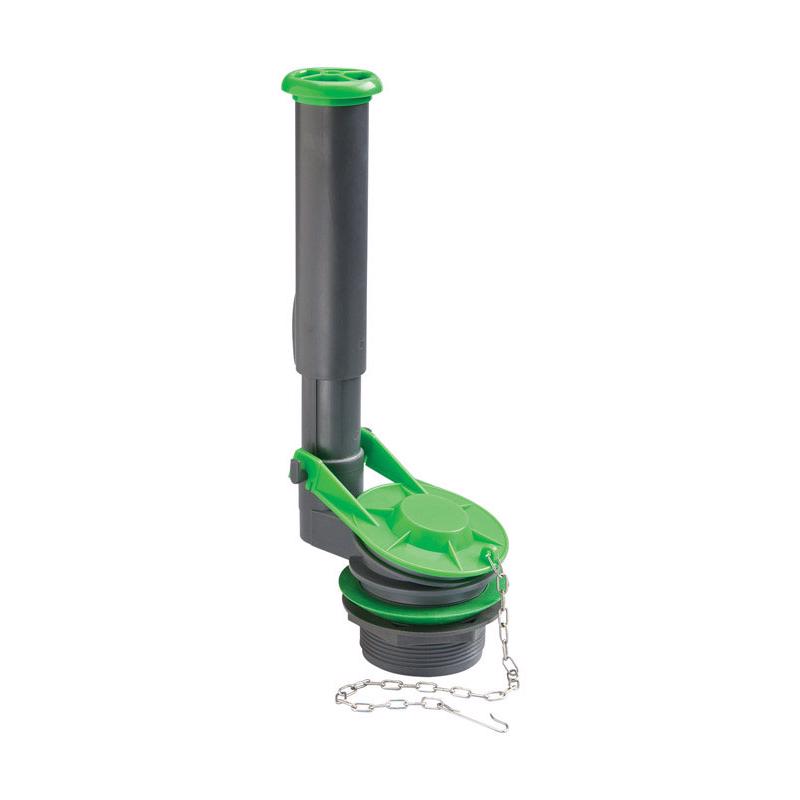 FLUSH VLV GRY PLSTC