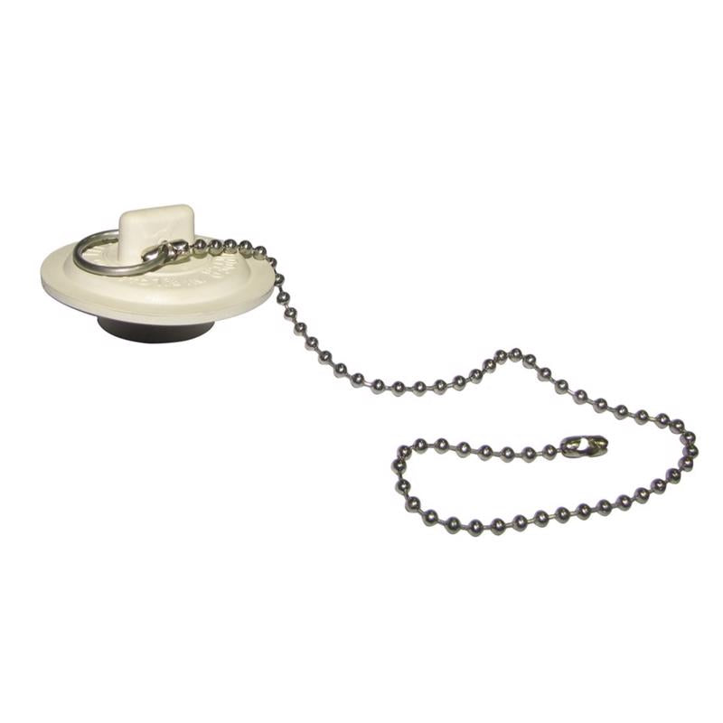 SINK STOPPER 1-3/8" WHT