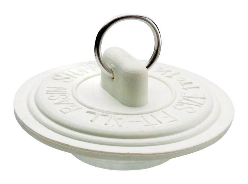 DRAIN STOPPER 1-3/8" WHT