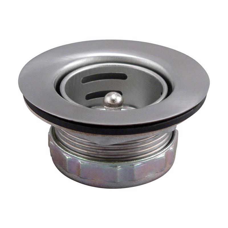 SINK STRAINER 2-1/2" SS