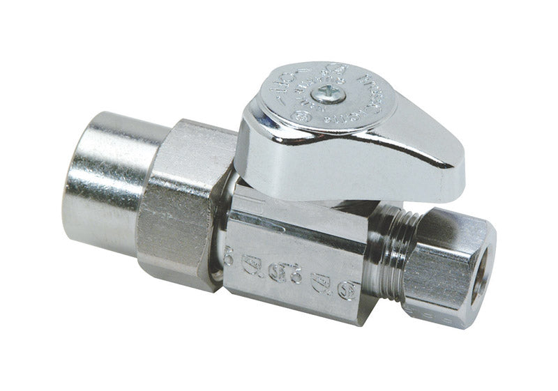 STRGHT STOP VLV 1/2X3/8