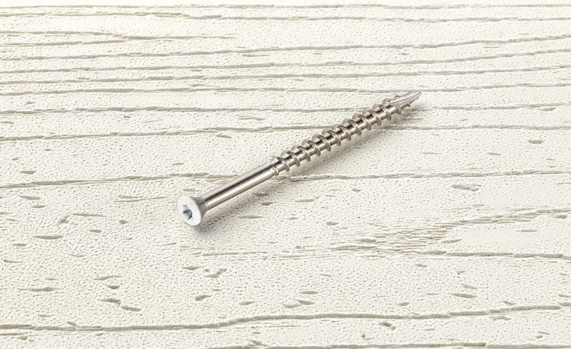 DECK SCRWS 7X1-5/8"WHT