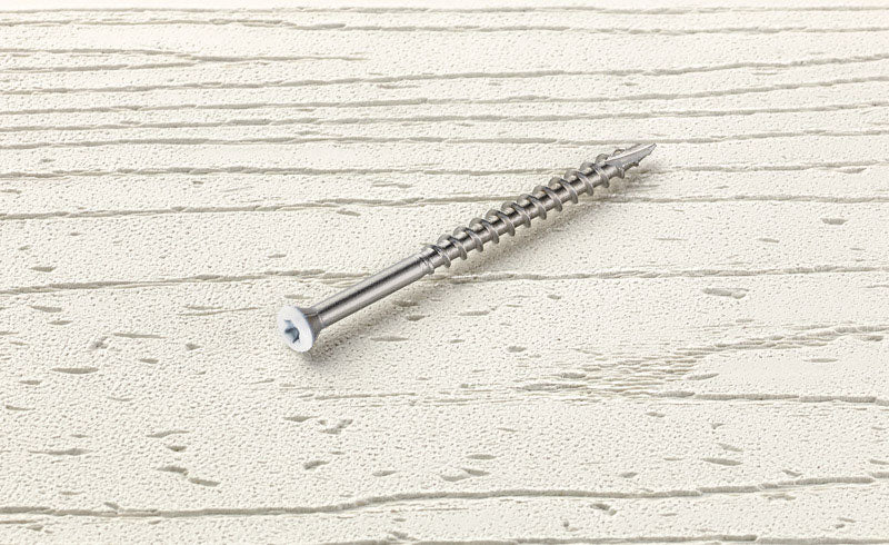 DECK SCRWS 7X2-1/4"WHT