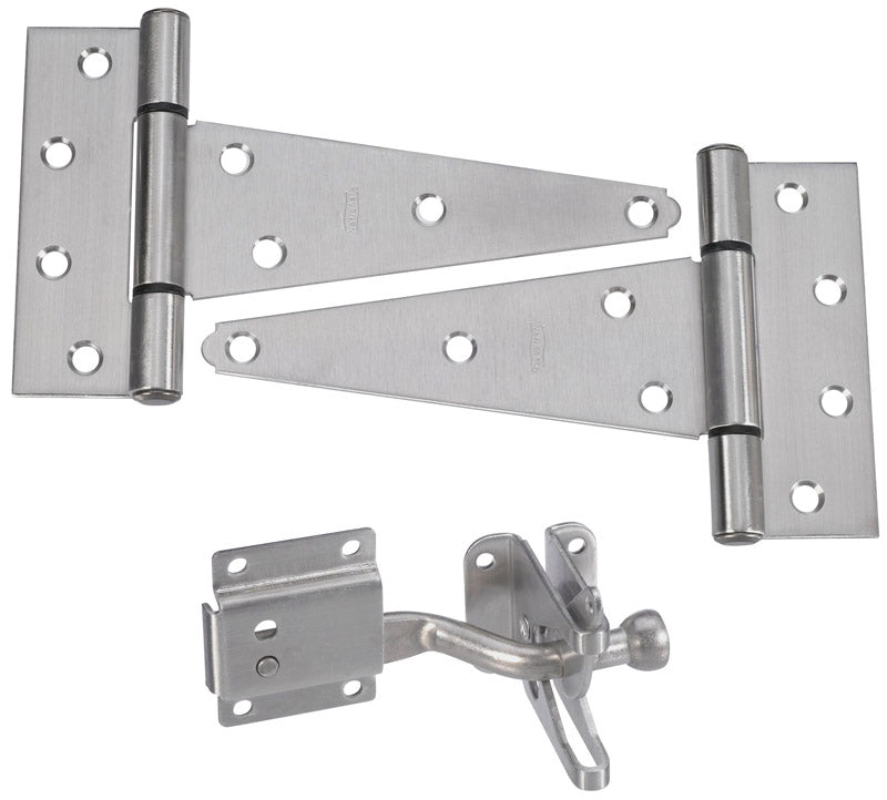 GATE HDWE KIT SS 6"2 HNG