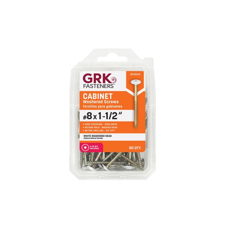 CABN SCRW WSHR #8X1-1/2"
