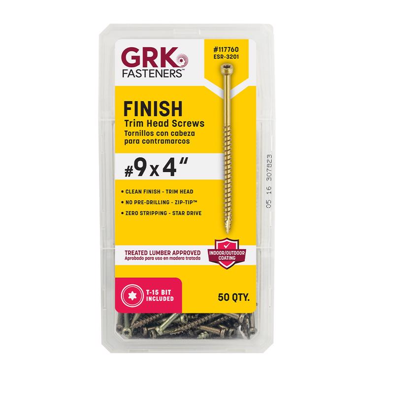 TRIM SCREWS #9X4" 50PK