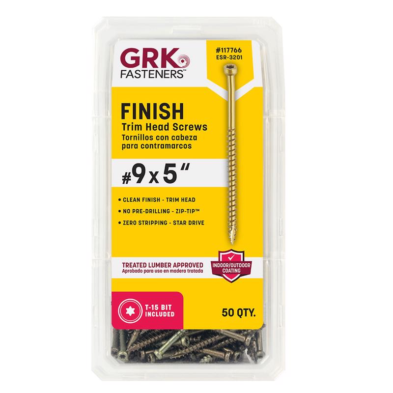 TRIM SCREWS #9X5" 50PK