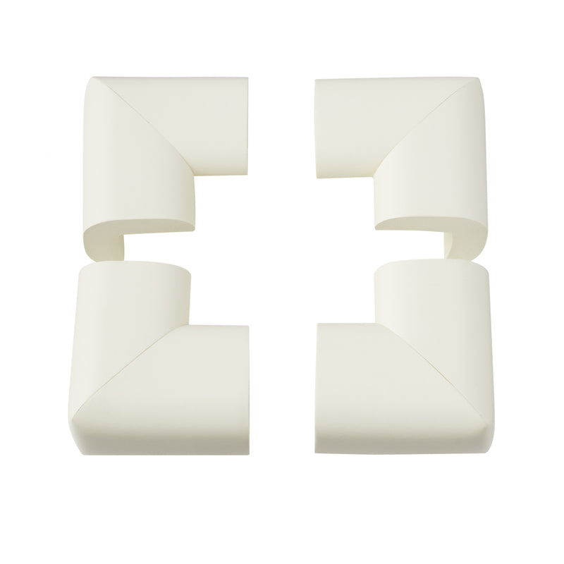 4PK CRNER CUSHNS FOAM WHT