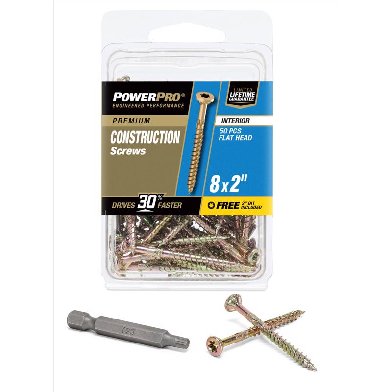 WD SCREW 8X2" PP 50PK