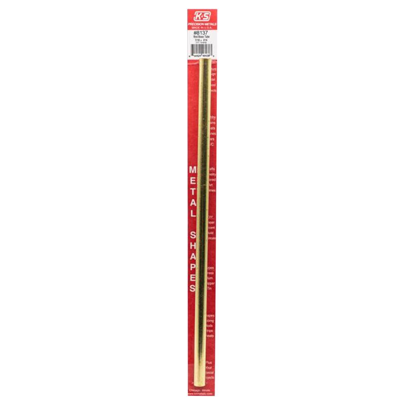 TUBE ROUND BRASS12X7/16"