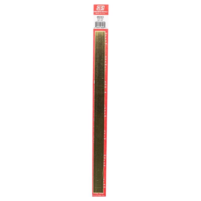 BRASS STRIP 12X.032X3/4"