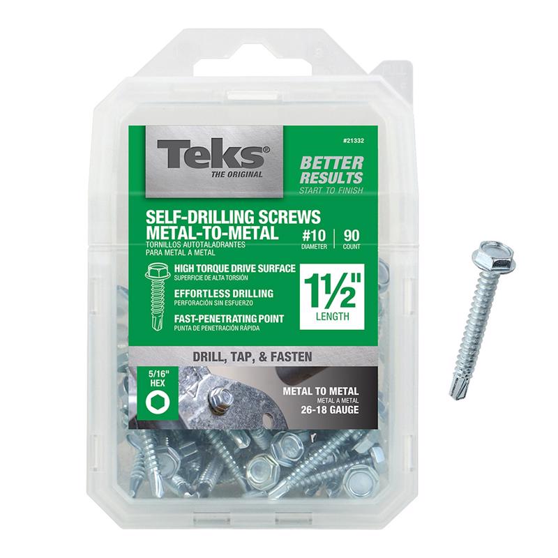 SM SCREW #10X1-1/2" 90PK