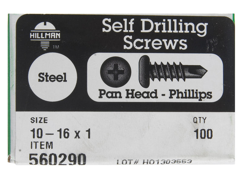 PPH DRILL SCR 10-16X1