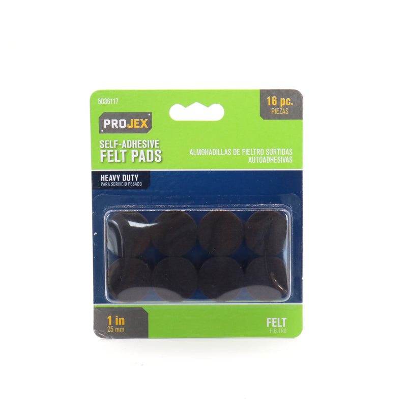 PAD FELT 1" ROUND 16