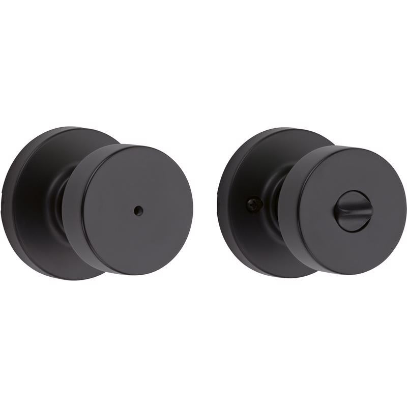 KNOB PSM MTL RND MT BLK