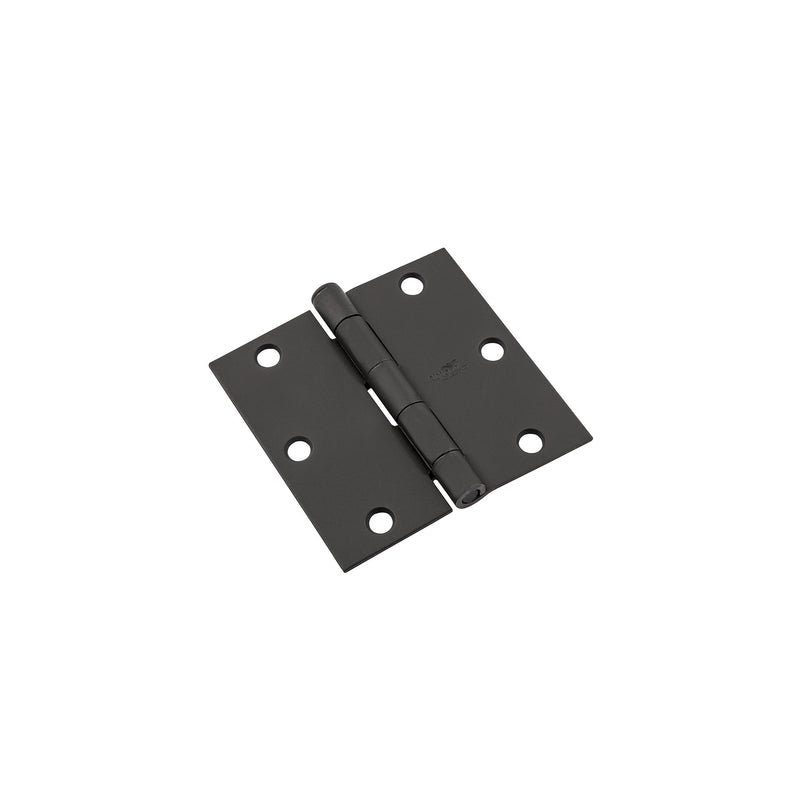 DOOR HINGE BLACK 3-1/2"L