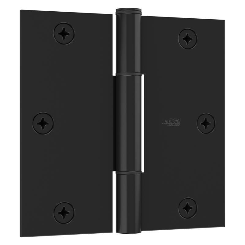 DOOR HING SQR MATBLK3.5"