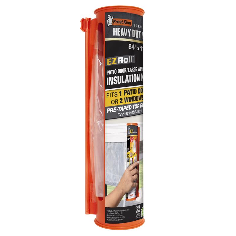Frost King EZRoll Indoor Patio Door Insulator Kit 112 in. L X 84 in. W 1 pk