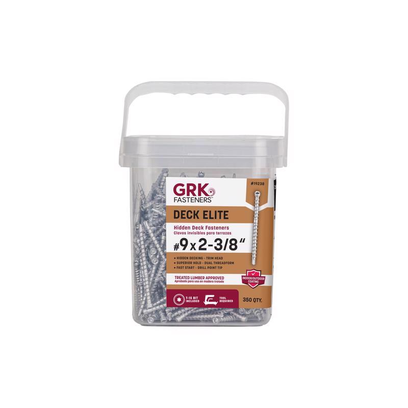 DCK SCRW STR #9X2-3/8"
