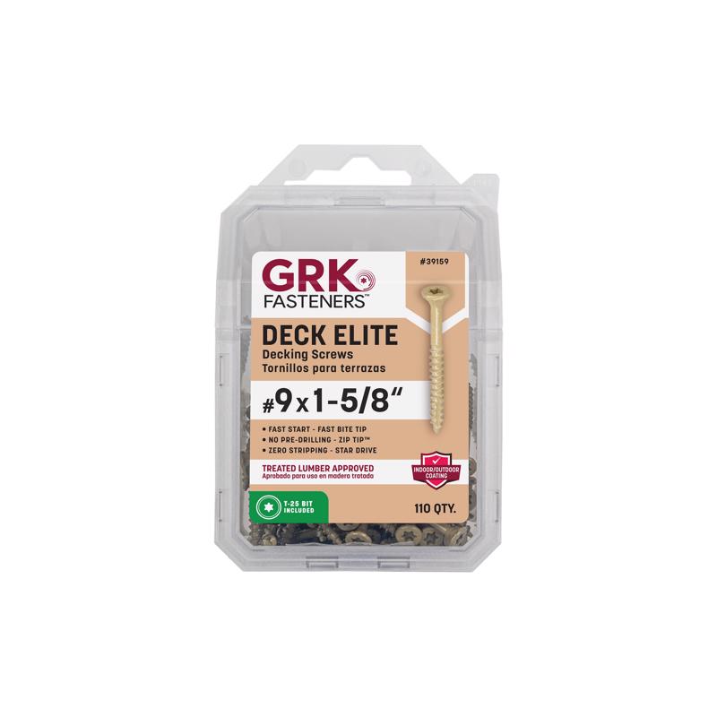 DCK SCRW STR1-5/8" 110PC