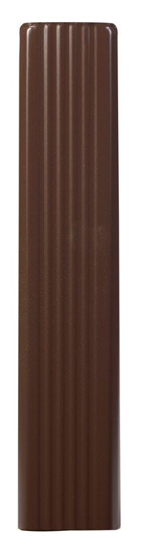 EXT DOWNSPOUT BRN 2X3X15