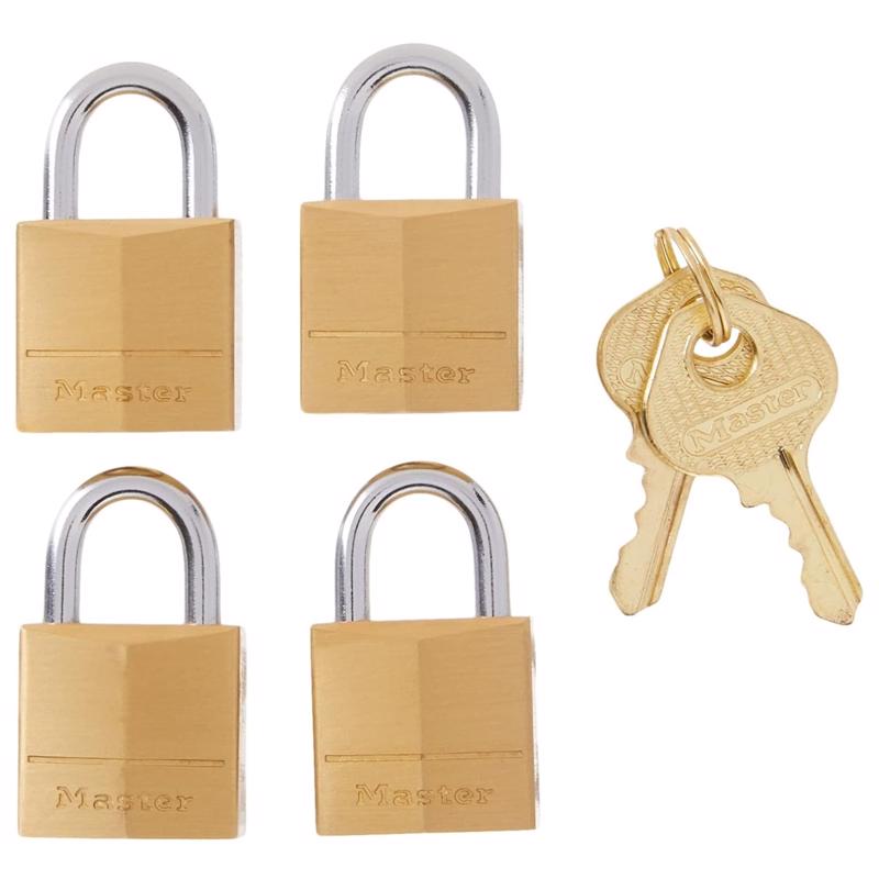 PADLOCK 3/4"BRASS KA-4PK